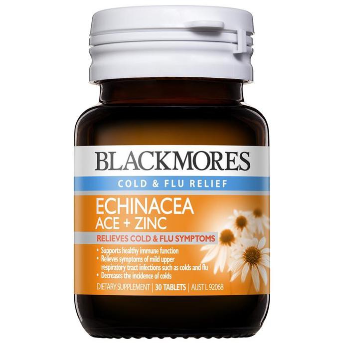 Jual Blackmores Echinacea ACE + Zinc 30 Tablets Shopee Indonesia