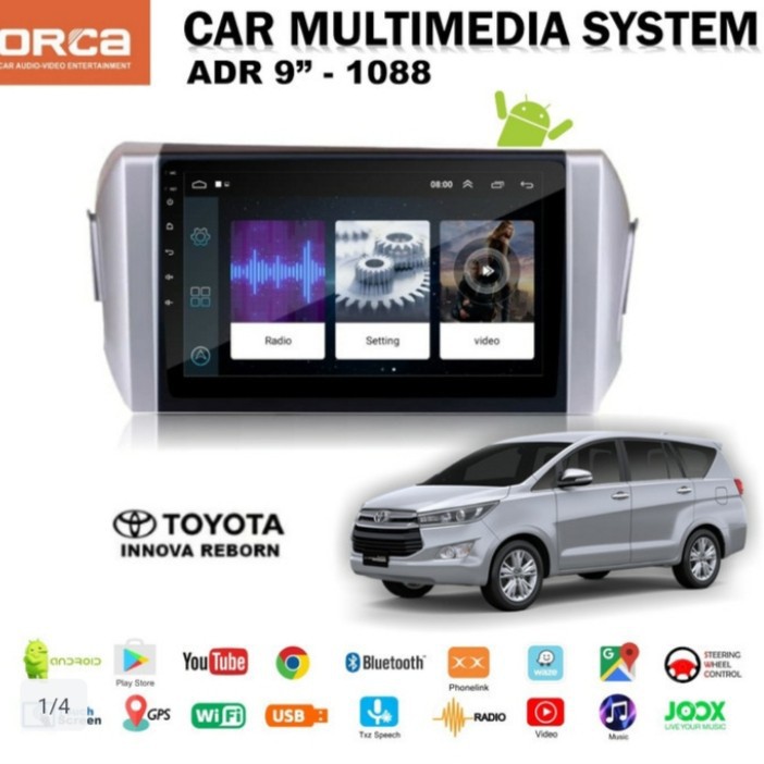 Jual Head unit Android OEM Innova Reborn 9 Inch ORCA | Shopee Indonesia