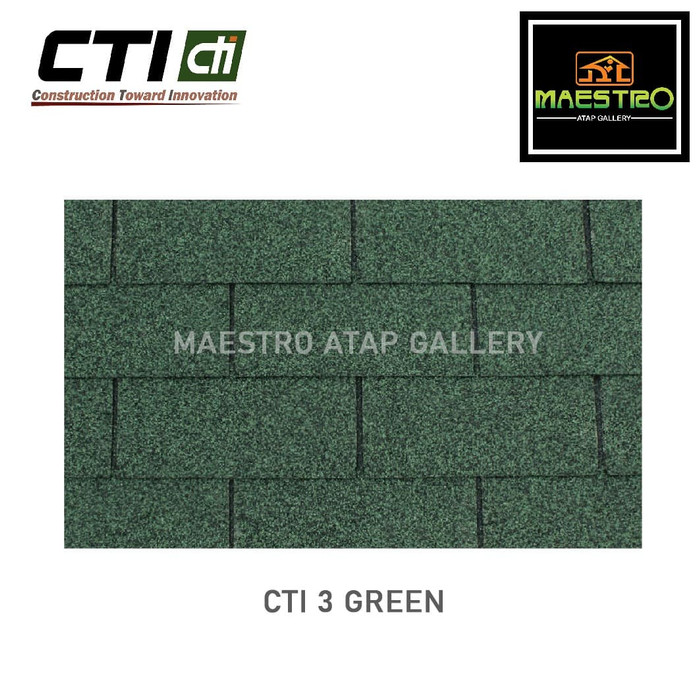 Jual Atap Bitumen CTI CT3 Green | Shopee Indonesia
