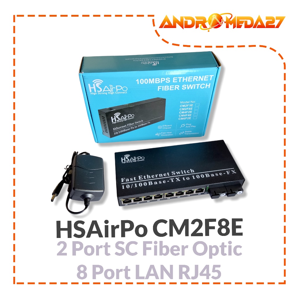 Jual Media Converter Fiber Optic Hsairpo Cm F E Cm F Eg Fiber Switch