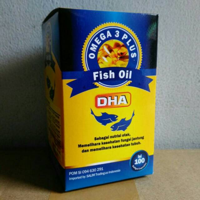 Jual Fish Oil Minyak Ikan Omega 3 Dha 100 Kapsul Shopee Indonesia