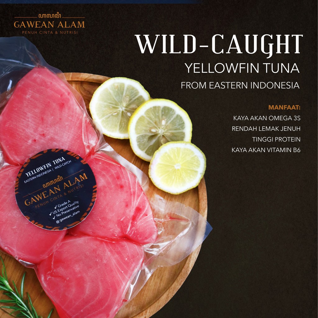 Jual Yellowfin TUNA Grade A Ikan TUNA Sirip Kuning Shopee Indonesia