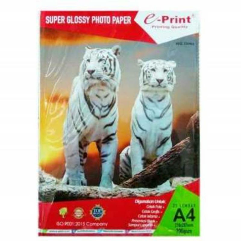 Jual Photo Paper / Kertas Foto Eprint A4 200 gram Shopee Indonesia