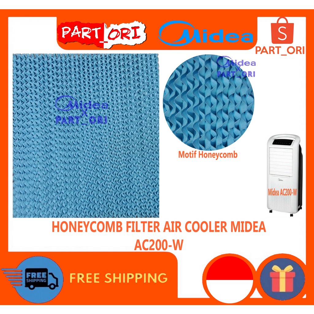 Jual PENYARING UDARA FILTER) AIR COOLER MIDEA MODEL AC 200W