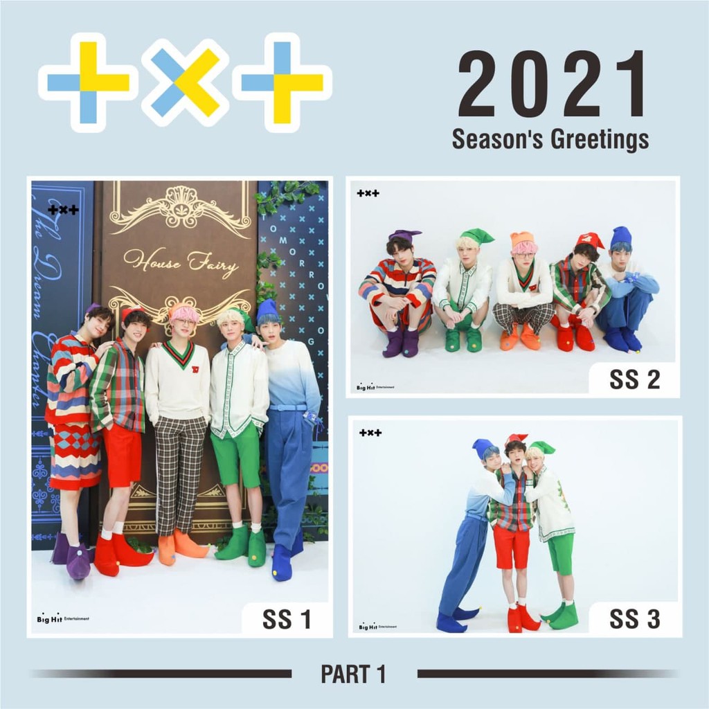 Jual POSTER KPOP TXT SEASON'S GREETINGS 2021 PART 1 Shopee