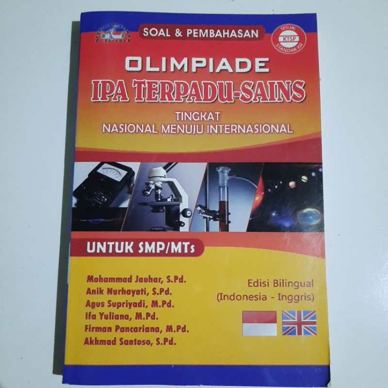 Jual Buku Soal Olimpiade Ipa Terpadu Sains Smp Tingkat Nasional Menuju Tingkat Internasional 7038