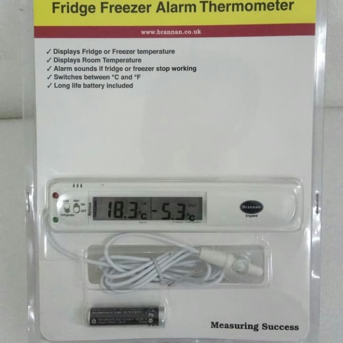 Jual FRIDGE FREEZER ALARM THERMOMETER BRANNAN Shopee Indonesia