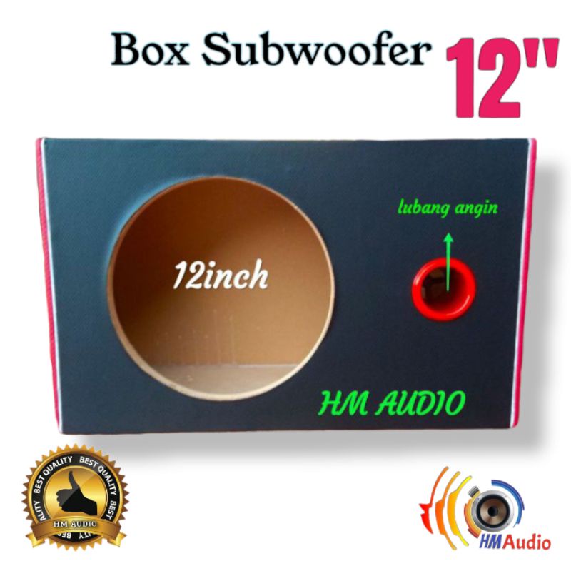 Jual Box speaker 12inch Box subwofer 12 inch lubang angin avanza.xenia ...