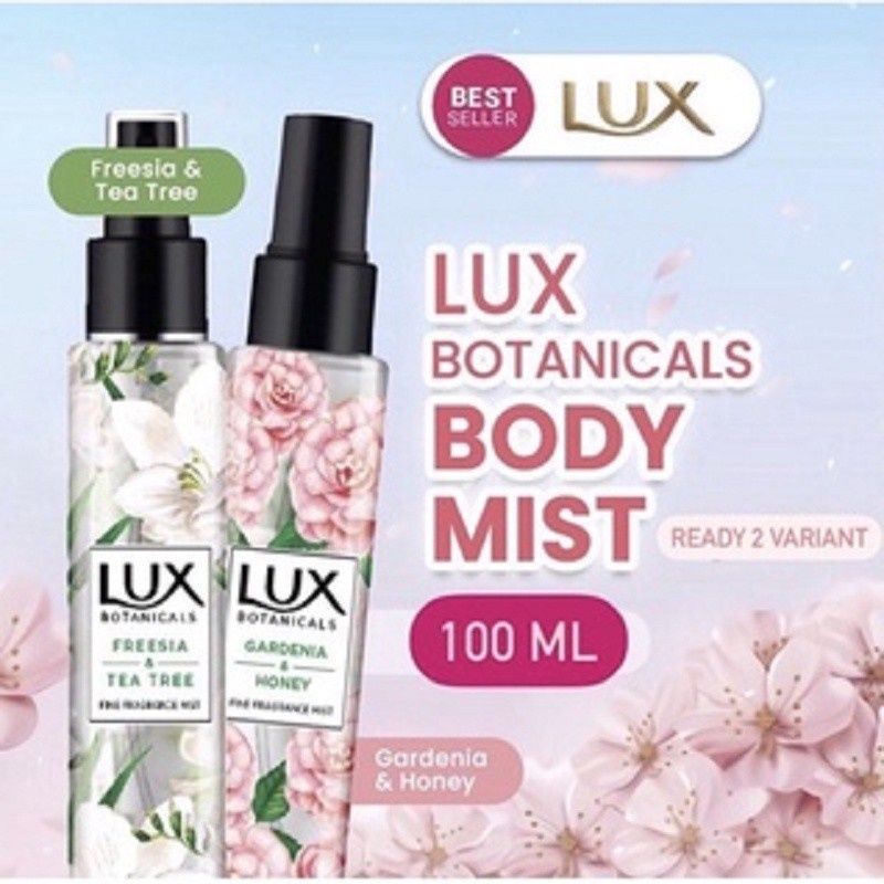 Jual LUX Botanicals Body Fine Fragrance Mist Spray / Parfum Wanita 100 ml Shopee Indonesia