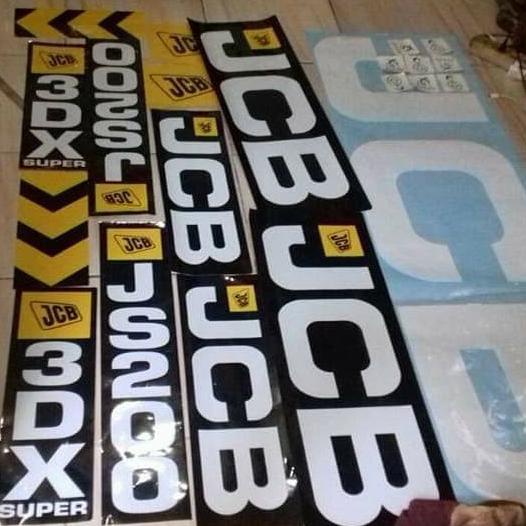 Jual Stiker JCB JS200 3DX SUPER Sticker Alat Berat | Shopee Indonesia
