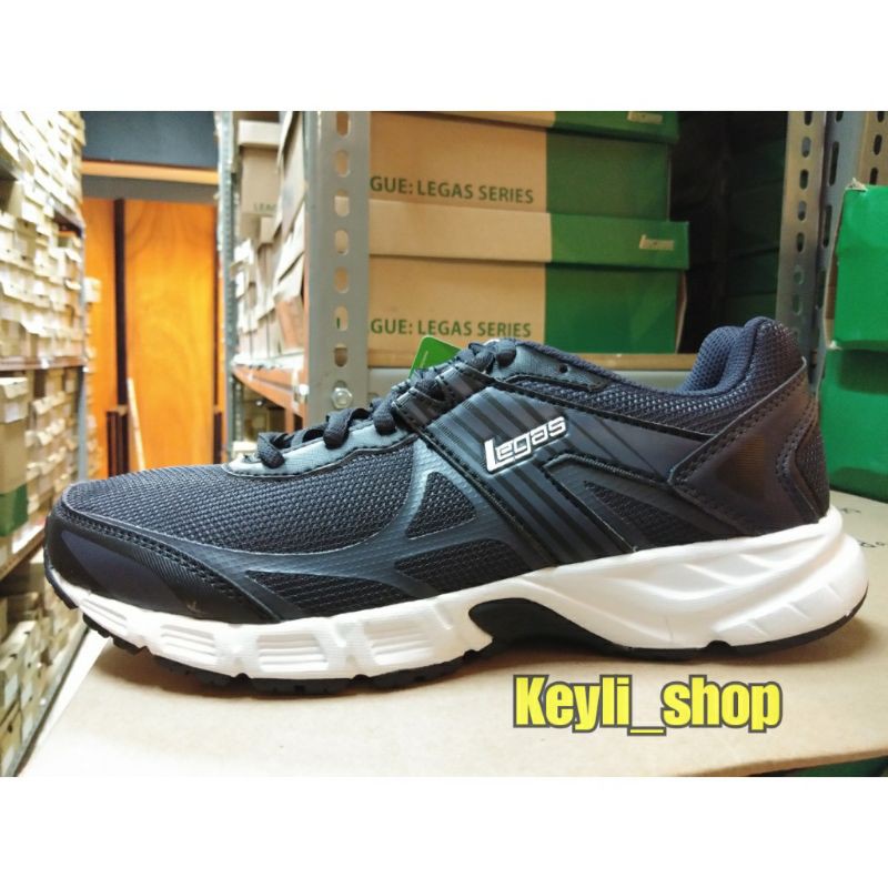 Jual Sepatu League Legas Iron La M Grey Running Shoes Cowo Sneakers Pria Abu Original Murah