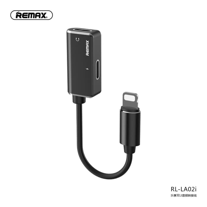 Jual REMAX Converter Lightning to Lightning Audio Splitter Adapter RL ...