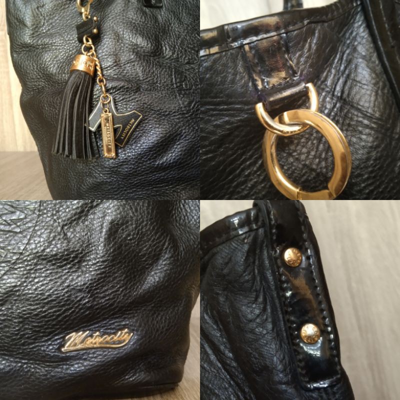 Jual Metrocity Leather Bag. 100% kulit asli. Made in Korea di lapak 2nd  First