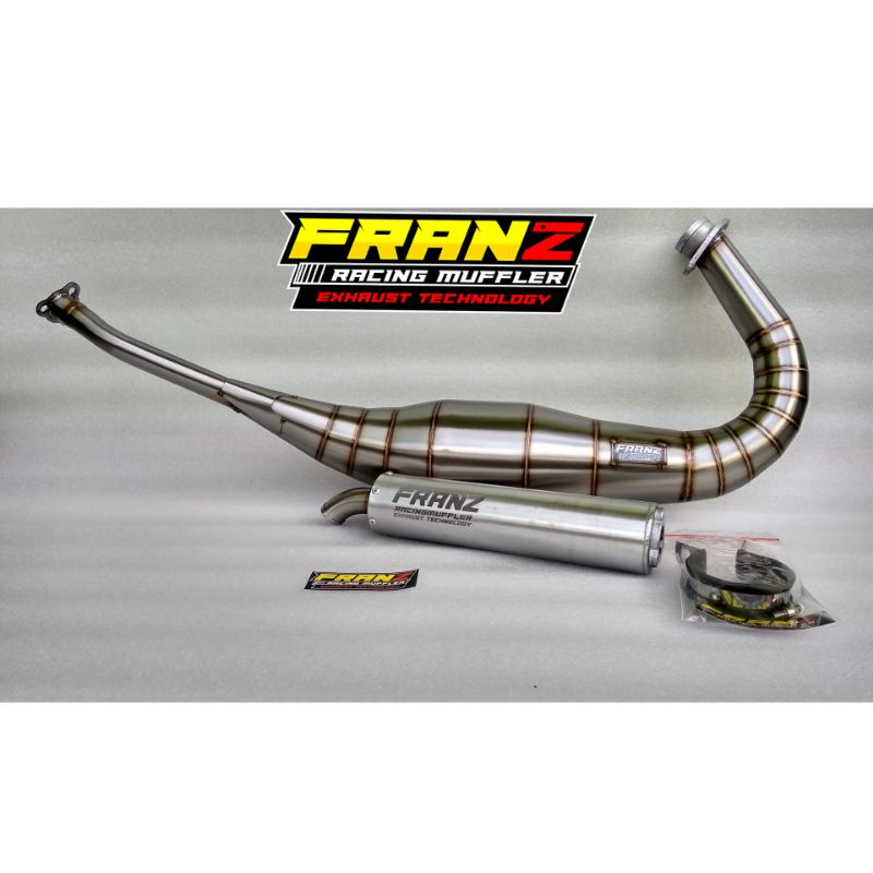 Jual knalpot ninja 150 R RR SS stainless SE original franz | Shopee ...