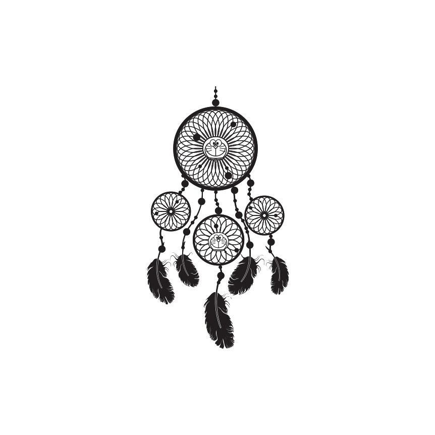 Jual POTATOO Dreamcatcher Duo Doraemon Temporary Tatto Sticker | Shopee ...