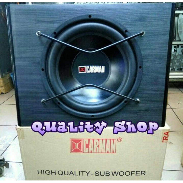 Jual Subwoofer Aktif Mobil Basstube Active Carman Inch Suara Mantap