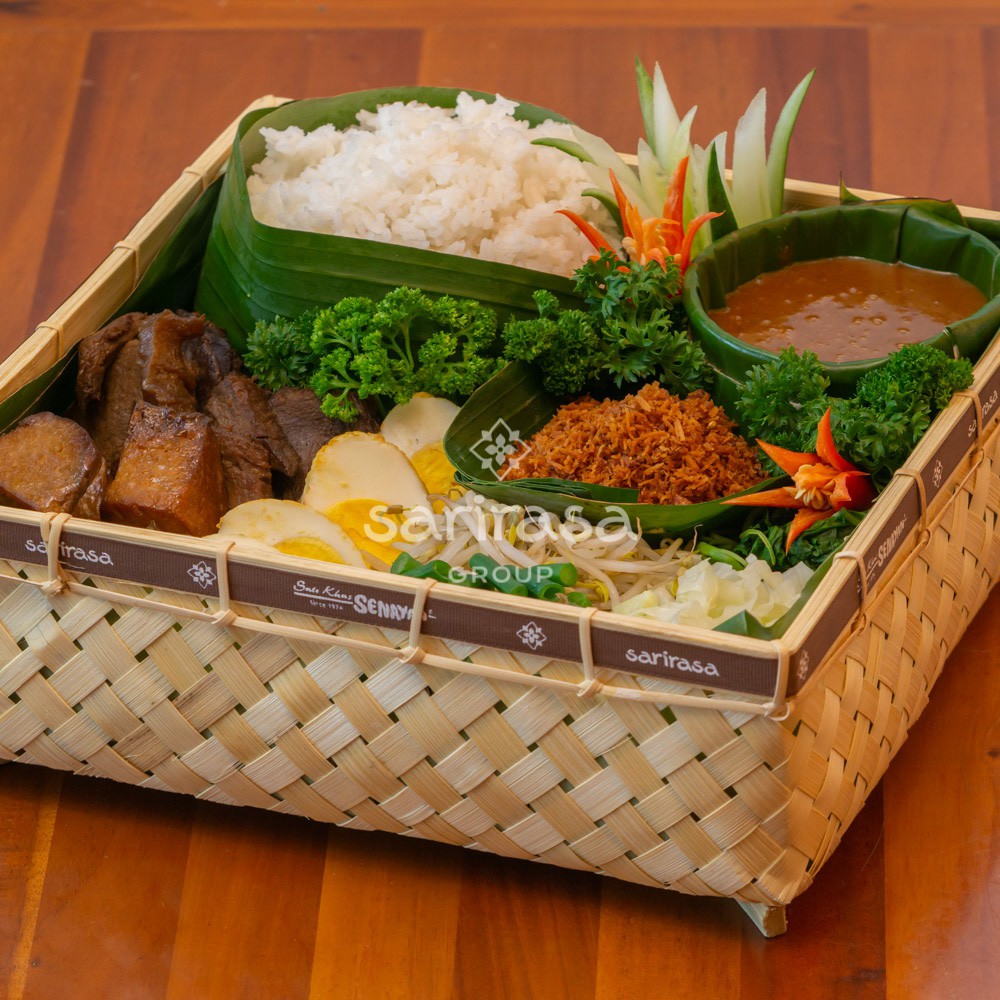 Jual Sarirasa - Foodiesia Nasi Pecel Komplit Besek | Shopee Indonesia