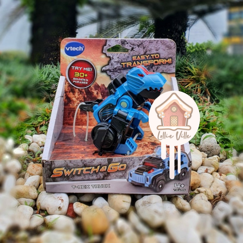 Jual VTech Switch and Go T Rex Truck | Shopee Indonesia
