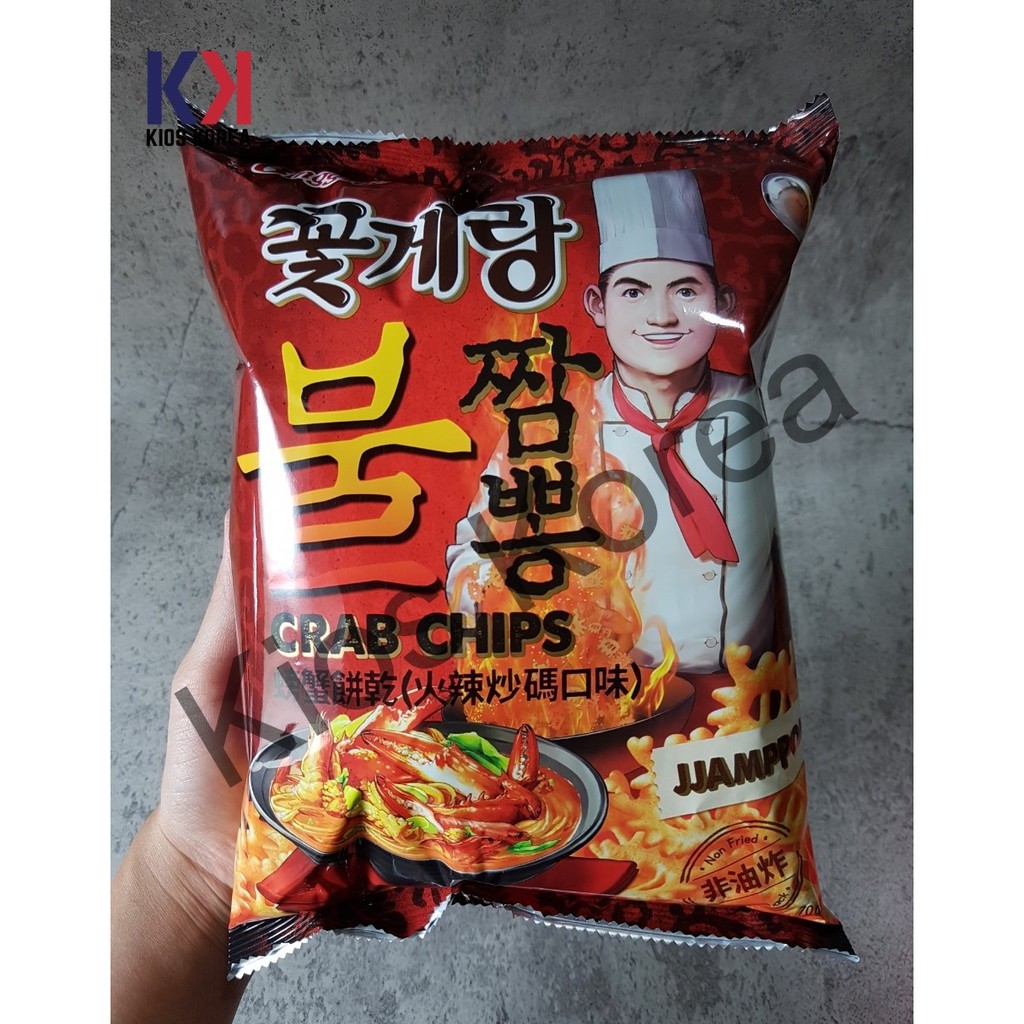 Jual Binggrae Crab Chips Jjambbong Jjampong 70gr [READY STOCK] Snack