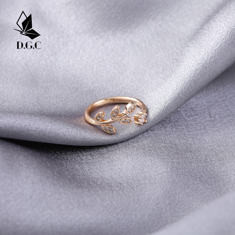 Jual ♥ Cod Model Cincin Emas Terbaru Fashion Rose Gold Korea Aksesoris