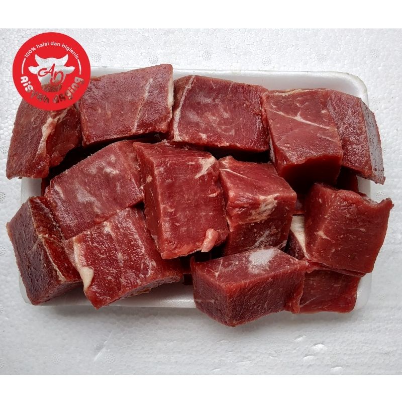 Jual Daging Potong Rendang 500 gram/1 Kg | Aisyah Daging | Shopee Indonesia