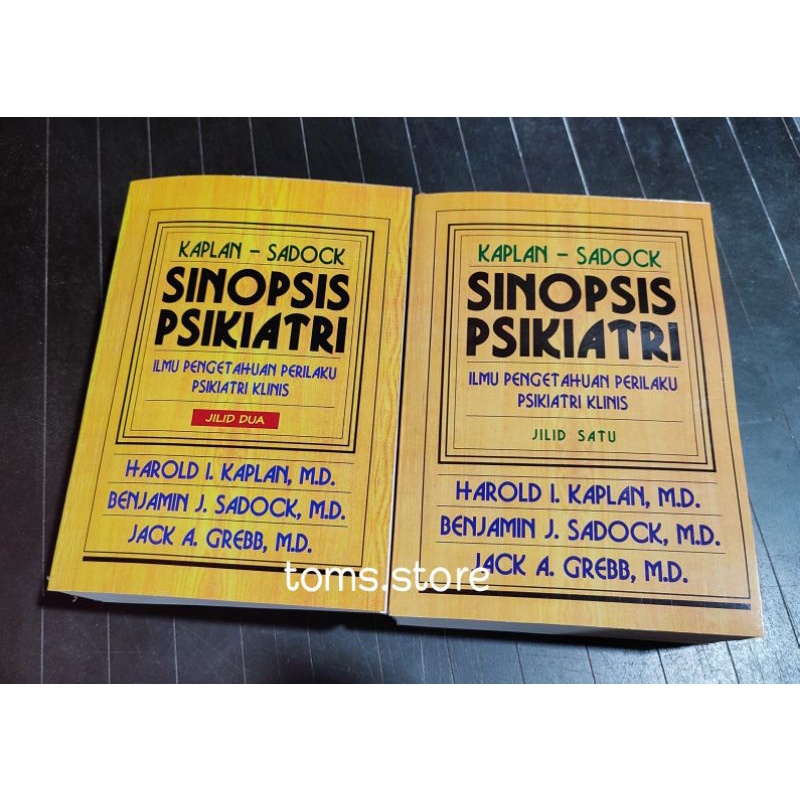 Jual PAKET SINOPSIS PSIKIATRI JILID 1 & 2 KAPLAN SADOCK (sudah Dapat 2 ...