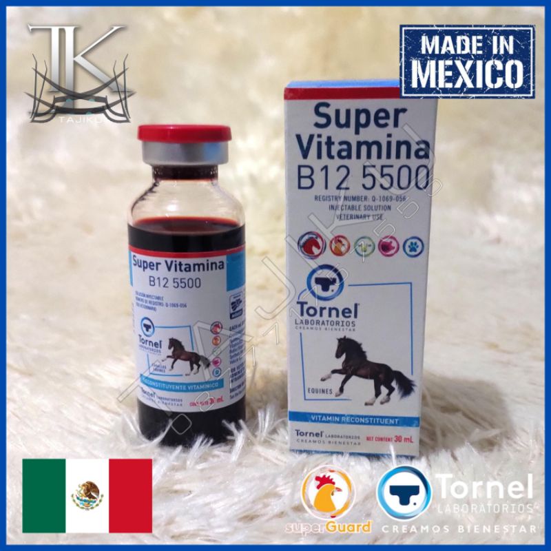 vitamin b12 injection how long to work 100% N U E V 0 - Super Vitamina B12 5500 100 Ml Tornel main image 1