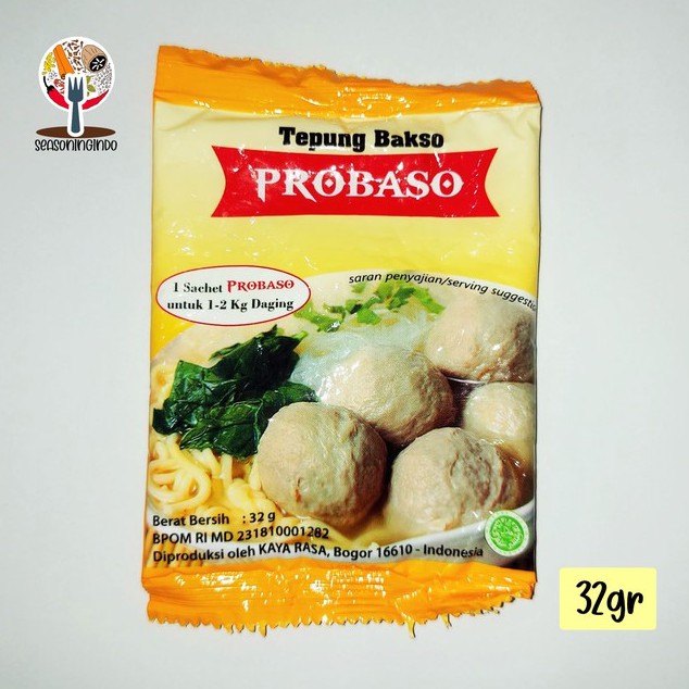 Jual Probaso Tepung Khusus Pengenyal Bakso 32gr Min 2 Pcs Shopee