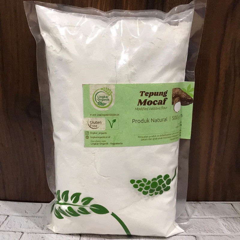 Jual TEPUNG MOCAF / MOKAF LINGKAR ORGANIK 500Gram | Shopee Indonesia
