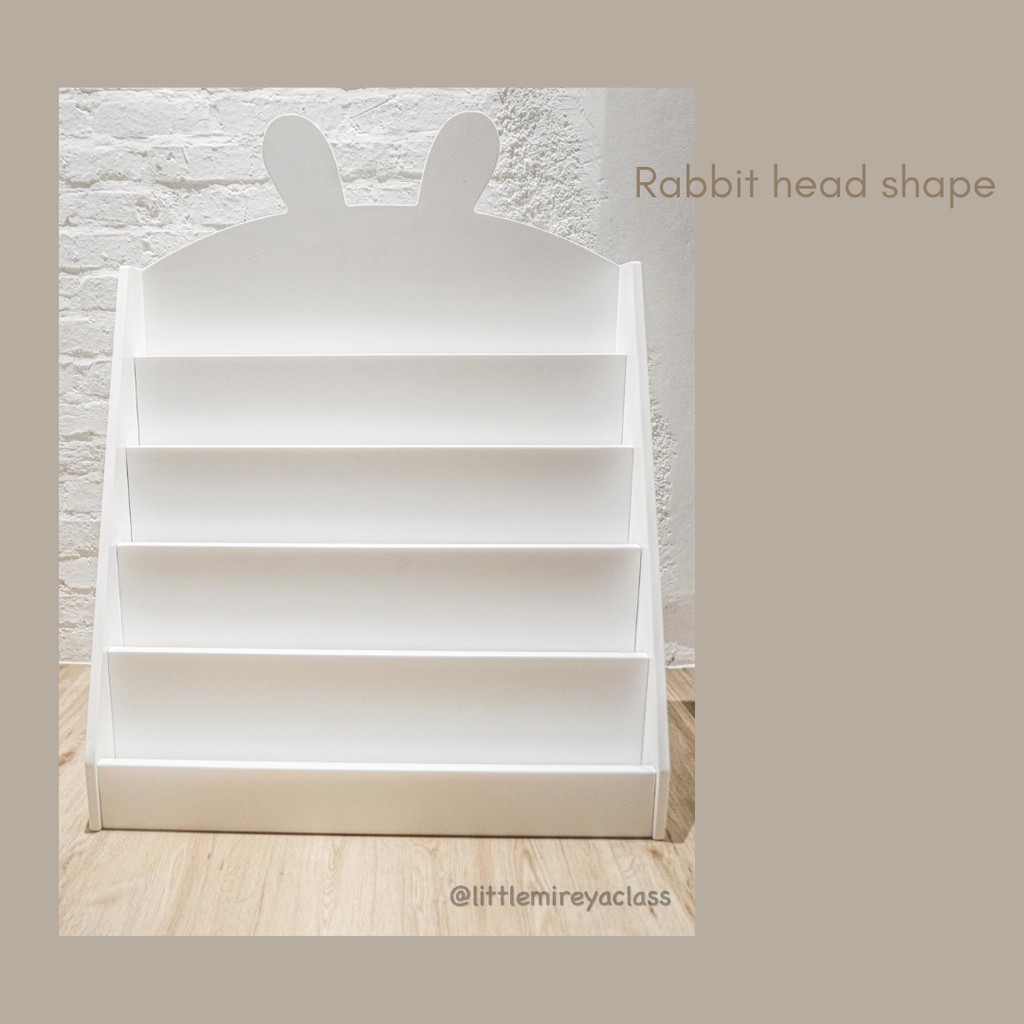 Jual Mireya Premium Montessori Wooden Bookshelf Rak Buku Kayu