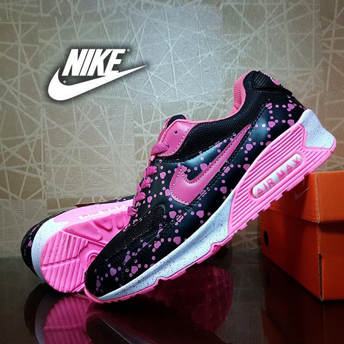 Nike air shop max hitam pink