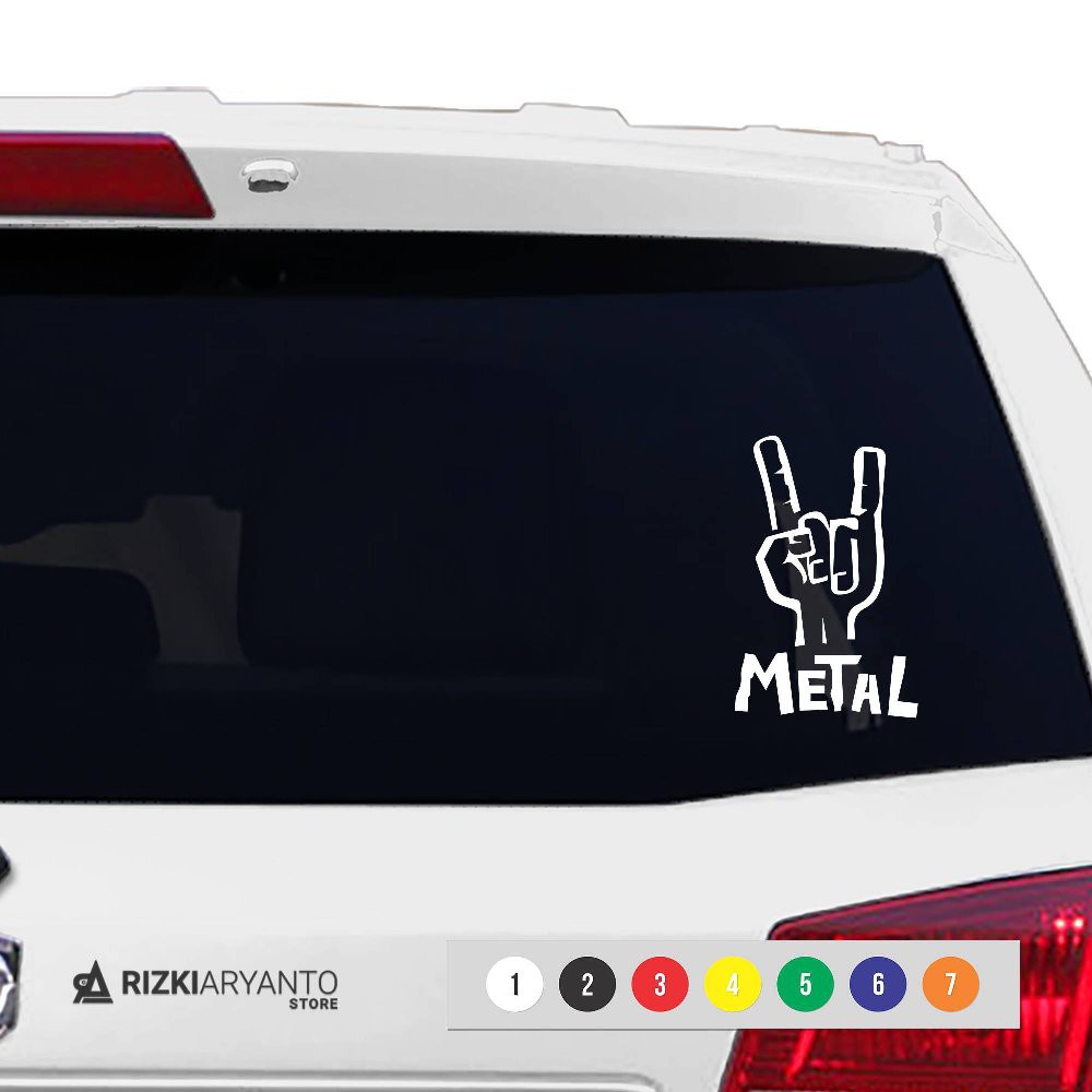 Jual Stiker Kaca Mobil Hand Metal Sticker | Shopee Indonesia