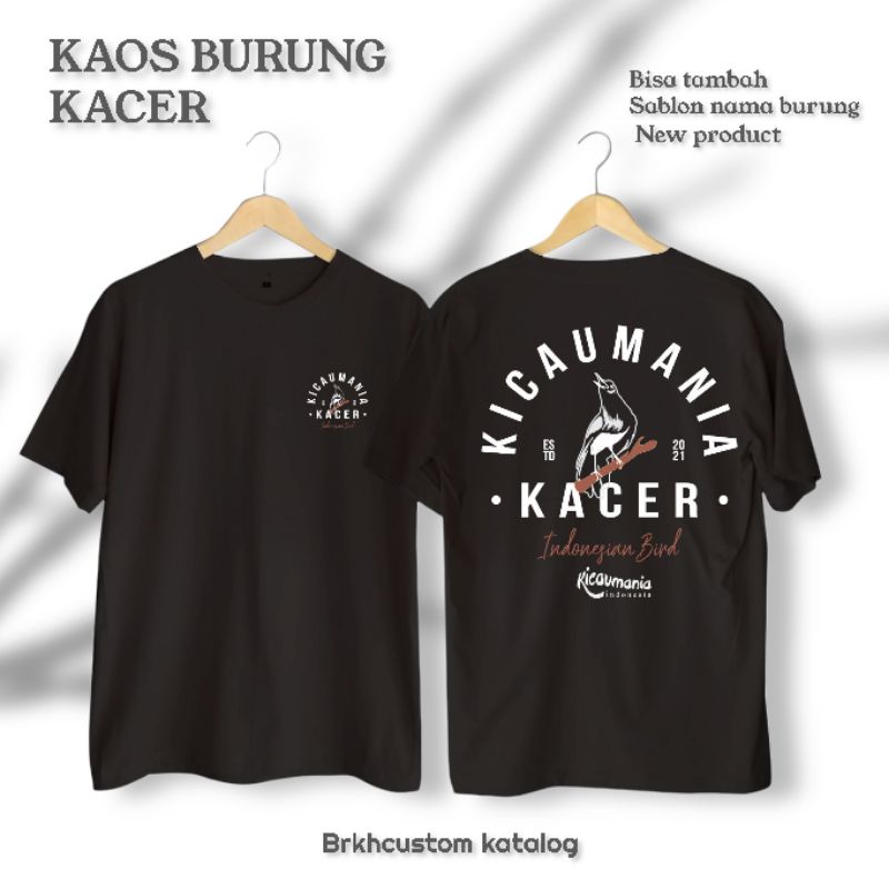 Jual KAOS BURUNG KACER | KAOS KACER | KAOS MURAI | KAOS LOVEBIRD ...