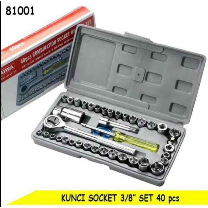 Jual socket wrench set 40 in 1 | Shopee Indonesia