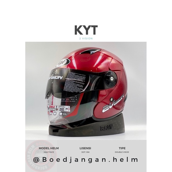 Type helm best sale kyt half face