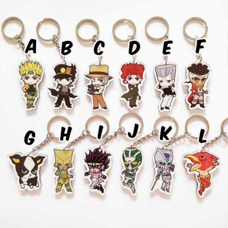 Jual Keychain Anime Jojo no Kimyou na Bouken 1 Jojo's Bizarre Adventure ...