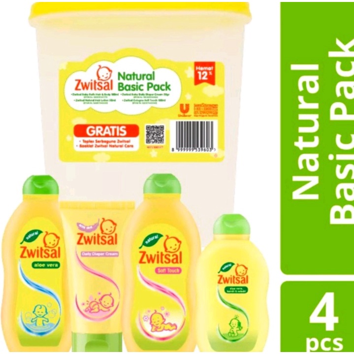 Jual ZWITSAL NATURAL MURAH GIFT SET BASIC PACK PERLENGKAPAN