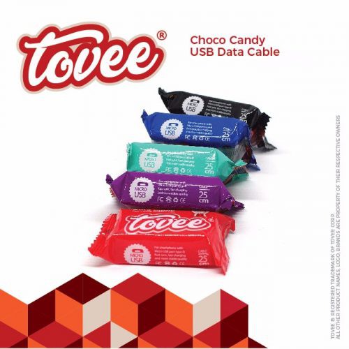 Jual Tovee™ Choco Micro USB Data Cable - 25cm | Shopee Indonesia