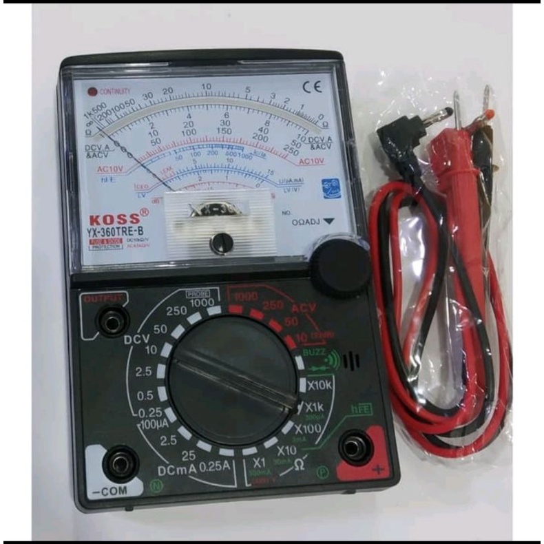 Jual Koss Multimeter Multitester Avometer Analog Tipe Besar | Shopee ...