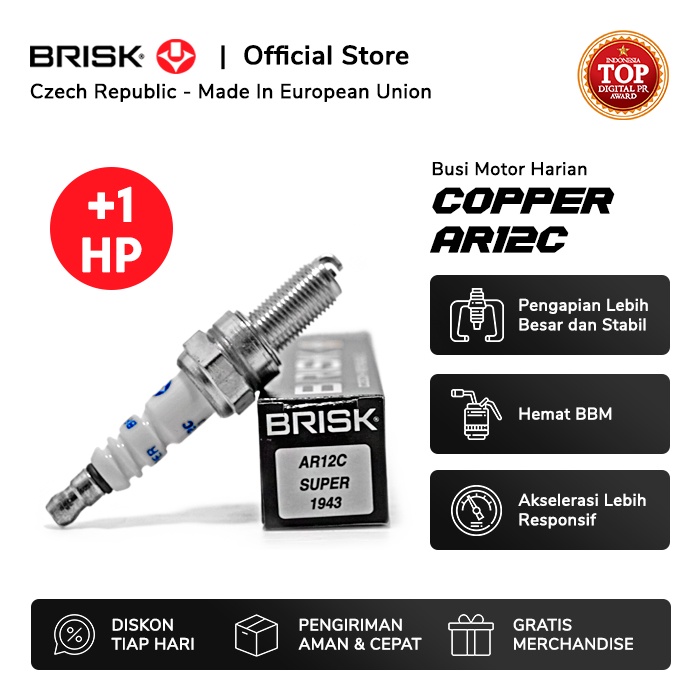 Jual Busi Motor Brisk Copper Ar C Shopee Indonesia