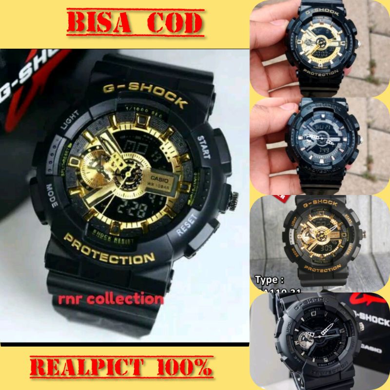 Jual COD JAM TANGAN PRIA CASIO GSHOCK GA110K GISOK TAHAN AIR TERLARIS Shopee Indonesia