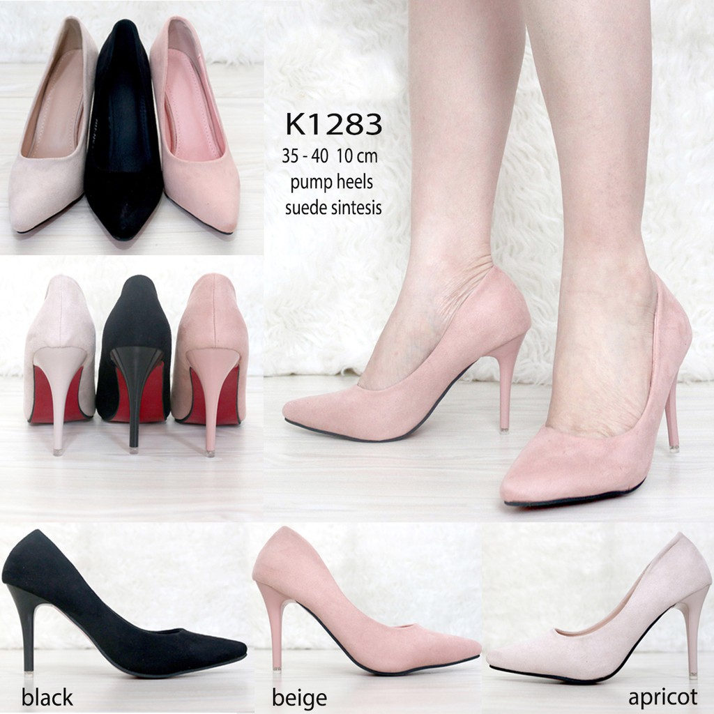 Sepatu store pump heels