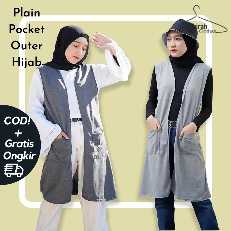 Rompi Cardigan Hijab Sport #bajuolahraga #bajuolahragamuslimah #bajuol