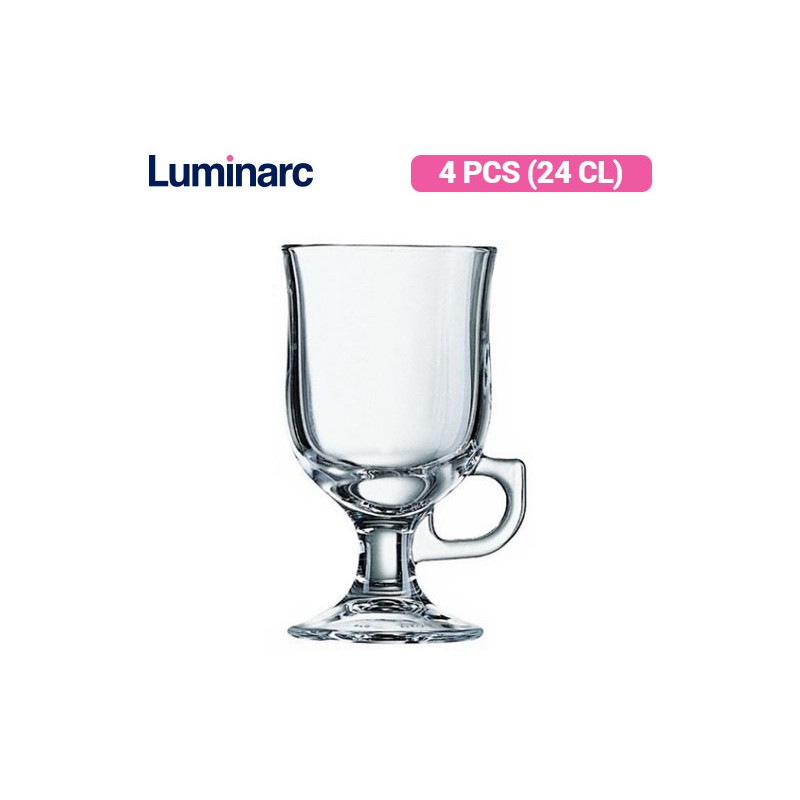 Jual Luminarc Gelas kopi irish coffee 24 cl/4pcs Shopee Indonesia