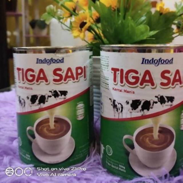 Jual Tiga Sapi Susu Kental Manis 490gr Kaleng Besar Shopee Indonesia 