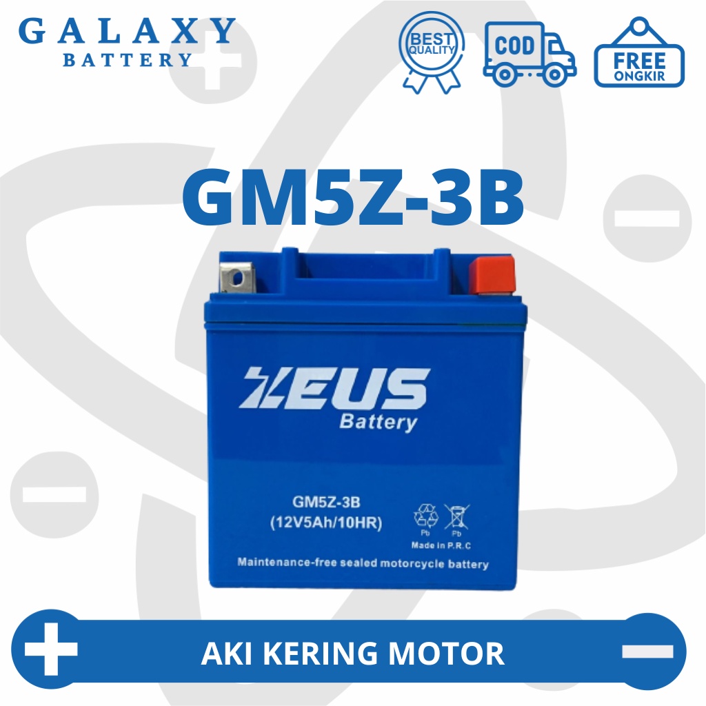Jual Aki Motor Legenda + Prima + Impressa + Mega Pro (Lama) GM5Z-3B