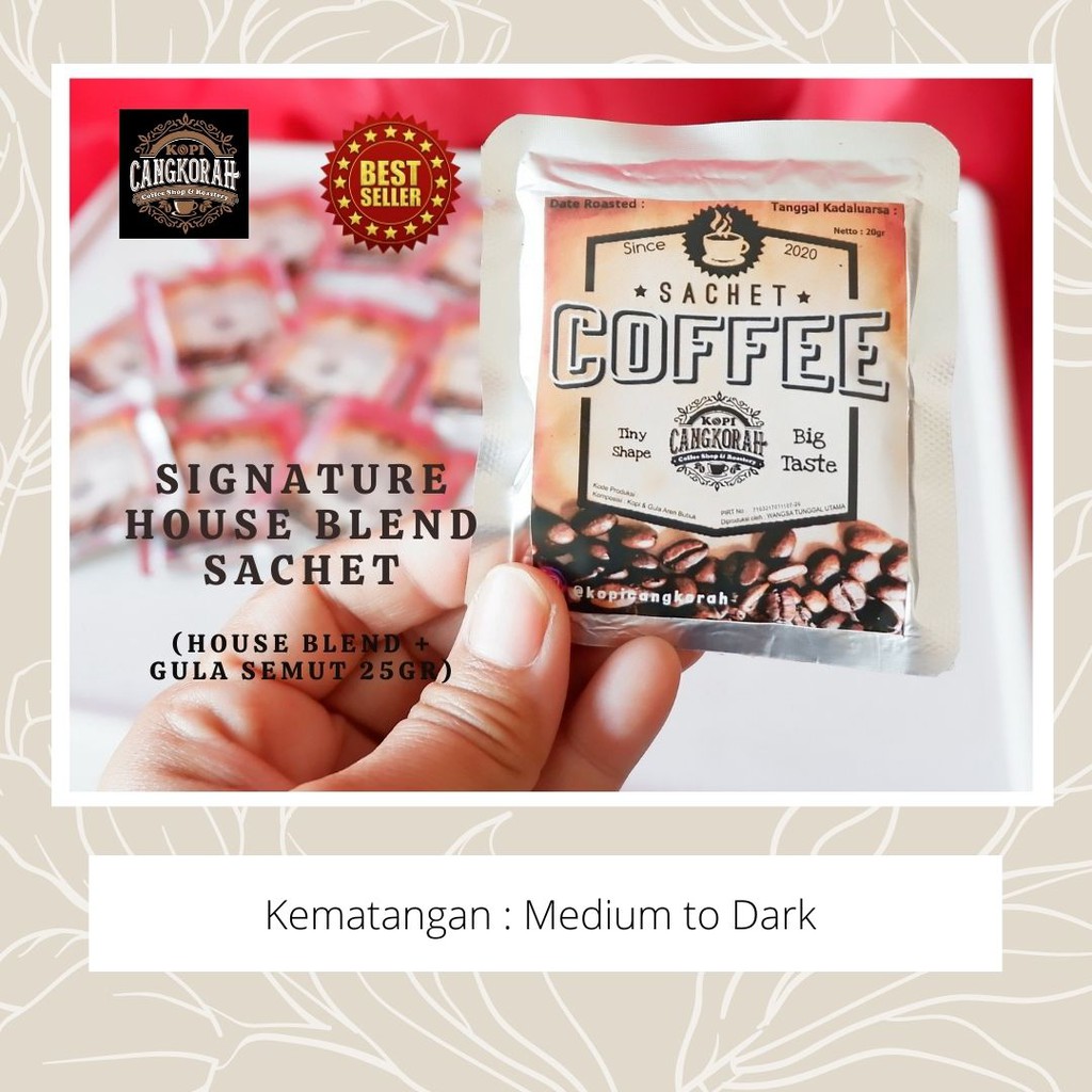 Jual Kopi Sachet Tester Size (Arabika + Robusta + Gula Aren Bubuk