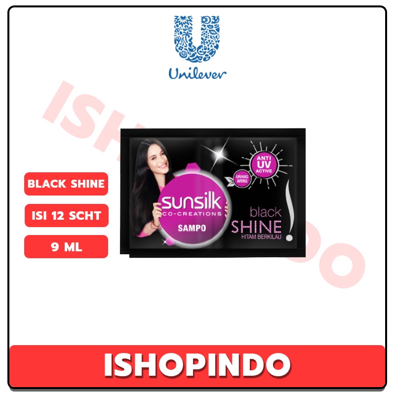 Jual Sunsilk Shampoo Sachet 10ml 1 Renceng Isi 12 Schet Blacks