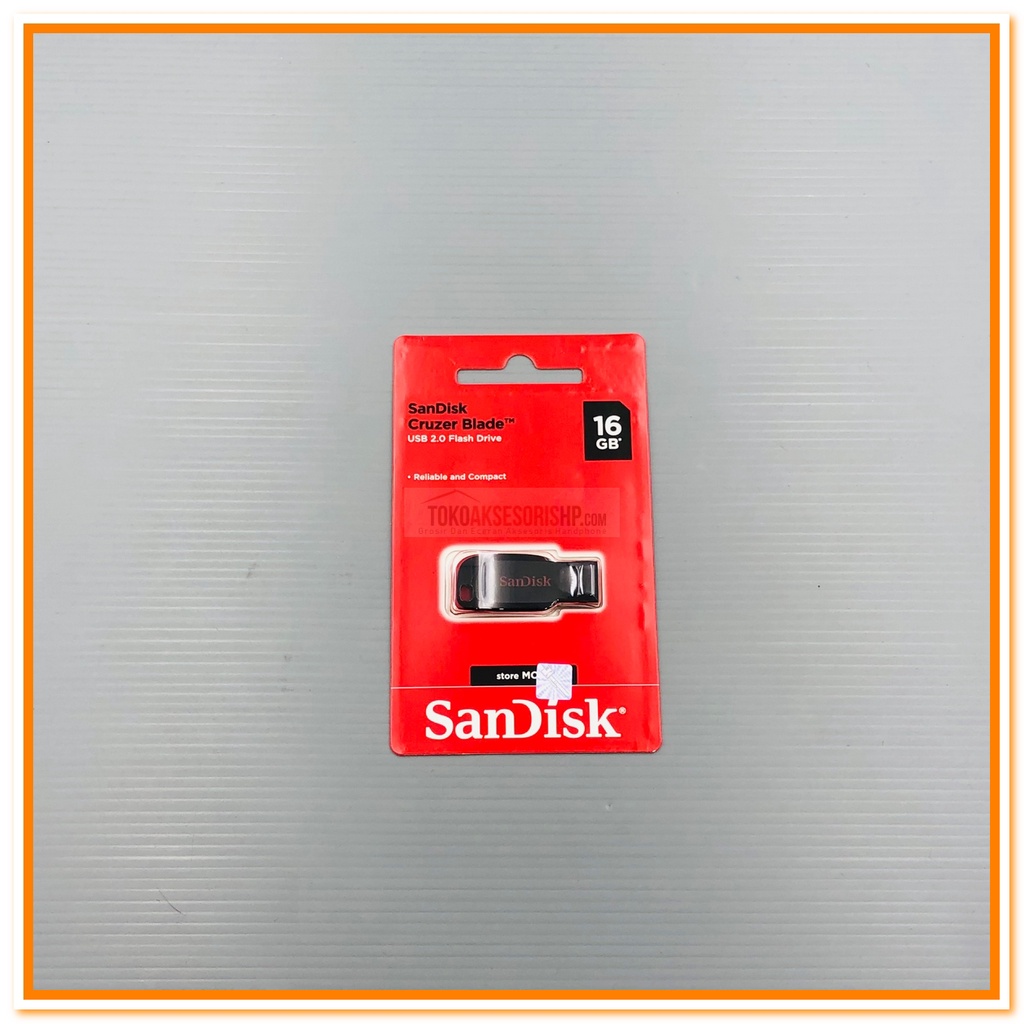 Jual FLASHDISK SANDISK 16GB ORIGINAL | Shopee Indonesia