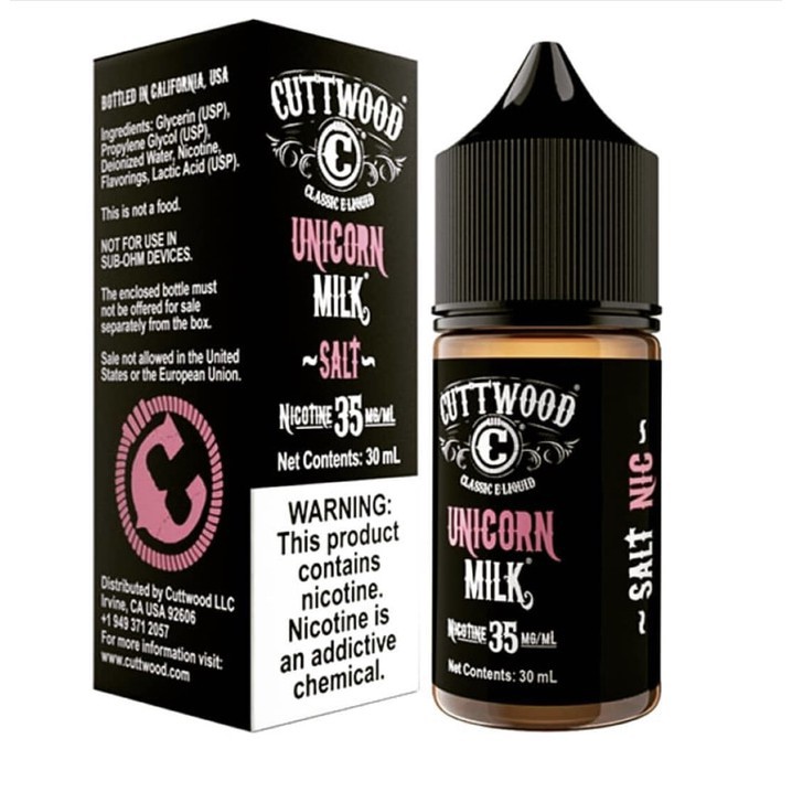 Jual Cuttwood Unicorn Milk Salt Nic 30ml | Shopee Indonesia